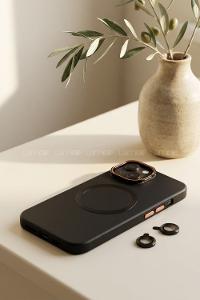 Lamelif iPhone 13 Standlı Kamera Korumalı Lens Hediyeli Ekonomik Telefon Kılıfı