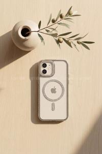 Lamelif iPhone 11 Standlı Simli Premium Telefon Kılıfı