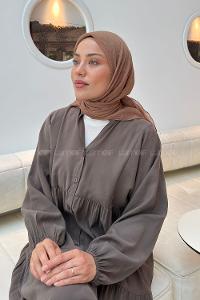 Lamelif Konfor Eşarp Camel