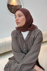 Lamelif Konfor Eşarp Çikolata Kahve