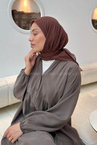 Lamelif Konfor Eşarp Çikolata Kahve