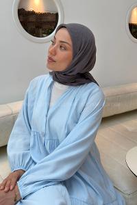 Lamelif Konfor Eşarp Füme