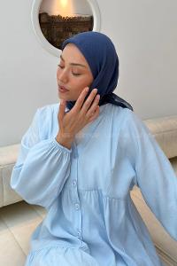 Lamelif Konfor Eşarp Gece Mavisi