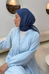 Lamelif Konfor Eşarp Gece Mavisi