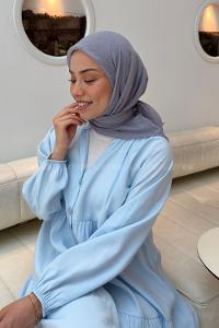 Lamelif Konfor Eşarp Gri