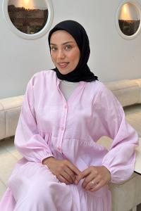 Lamelif Konfor Eşarp Siyah