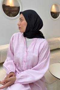 Lamelif Konfor Eşarp Siyah