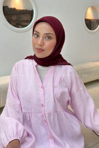 Lamelif Konfor Eşarp Soft Bordo