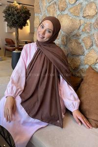 Lamelif Rami Şal Soft Kahve