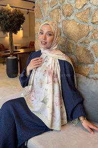 Lamelif Manolya Desen Lara Soft Şal Su Yeşili