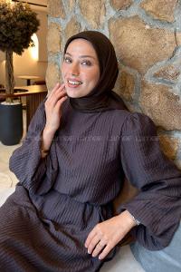 Lamelif Konfor Eşarp Acı Kahve