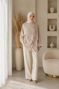 Stone Shirt Collar Linen Tunic