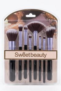 Lamelif Sweet Beauty 8 li Makyaj Fırçası Set