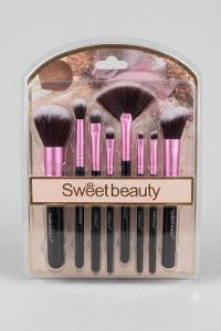 Lamelif Sweet Beauty 8 li Makyaj Fırçası Set