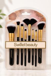 Lamelif Sweet Beauty 8 li Makyaj Fırçası Set