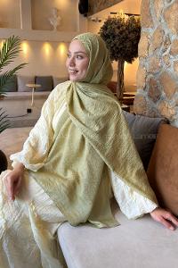 Lamelif Diamond Desen Aura Pamuk  Jakar  Şal Adaçayı