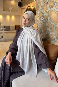Lamelif Diamond Desen Aura Pamuk  Jakar  Şal Taş