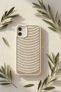 Lamelif iPhone 11 İnci ve Kristal Işıltısı Telefon Kılıfı