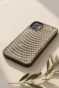 Lamelif iPhone 11 İnci ve Kristal Işıltısı Telefon Kılıfı