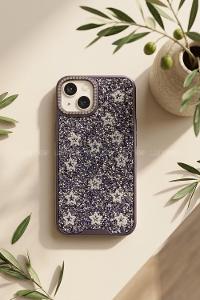 Lamelif iPhone 13/14 Savaroski Elmas Taşlı Telefon Kılıfı