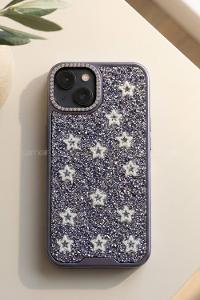 Lamelif iPhone 13/14 Savaroski Elmas Taşlı Telefon Kılıfı