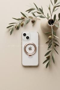 Lamelif İphone 13/14 Şeffaf Standlı Telefon Kılıfı