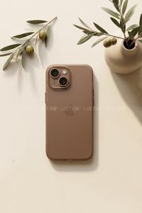 Lamelif İphone 15 Mat Kendinden Lensli Telefon Kılıfı