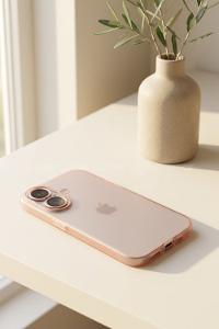 Lamelif İphone 16 Mat Kendinden Lensli Telefon Kılıfı