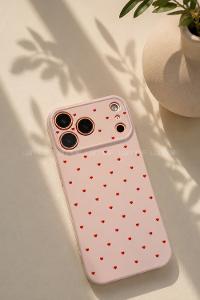 Lamelif İphone 17 Pro Max Kalpli Telefon Kılıfı