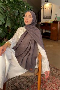 Lamelif Rami Şal Antrasit