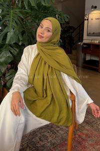 Lamelif Rami Şal Yağ Yeşili