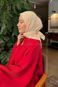 Lamelif Bambu Eşarp  Koyu Bej