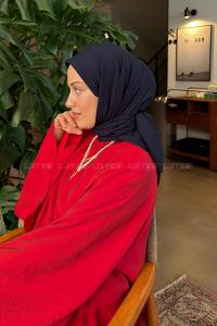 Lamelif Organik Premium Eşarp Lacivert