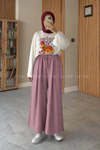 Rose Oysho High Waist Pants