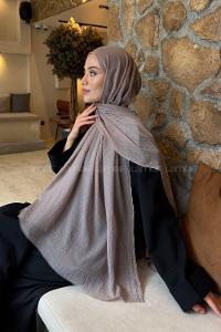 Lamelif  Konfor  Şal Koyu Vizon