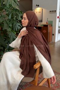 Lamelif Rami Şal Çikolata Kahve