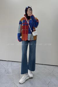 Very Colorful-en Neckband Long Arm Sweatshirt