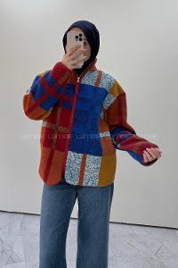 Very Colorful-en Neckband Long Arm Sweatshirt