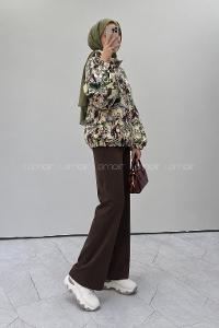 Mink Neckband Long Arm Coat
