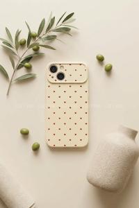 Lamelif İphone 13/14 Kalpli Telefon Kılıfı