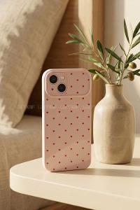 Lamelif İphone 13/14 Kalpli Telefon Kılıfı