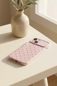 Lamelif İphone 13/14 Kalpli Telefon Kılıfı