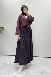 Black Burgundy Viscose Fabric Elastan Polyester High Waist Material Pants
