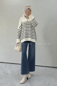 White Turtle Neck Long Arm Jumper