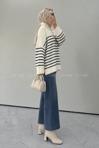White Turtle Neck Long Arm Jumper