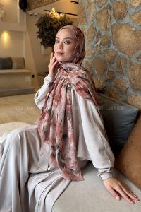 Lamelif Lotus Desen Bambu Şal Yavru Ağzı