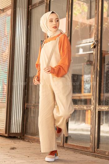 Modalamelif Bol Paça Tulum Bej