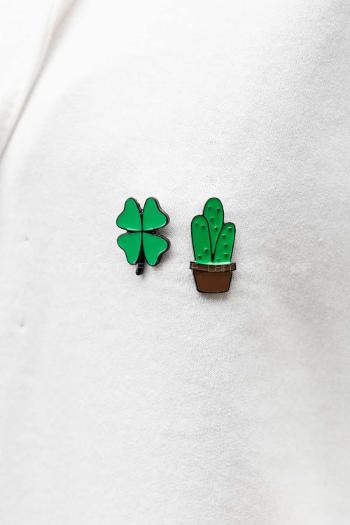 Water Green Iron Brooch