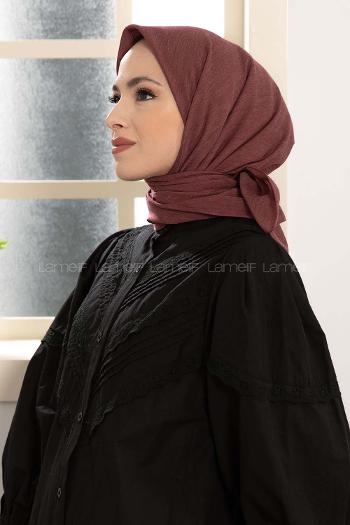 Modalamelif Keten Eşarp Eflatun