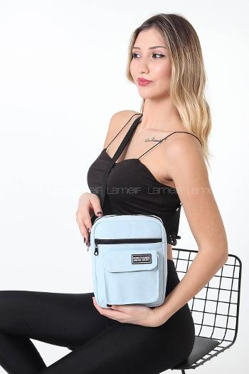 Lamelif Union Model  Çanta Buz Mavisi